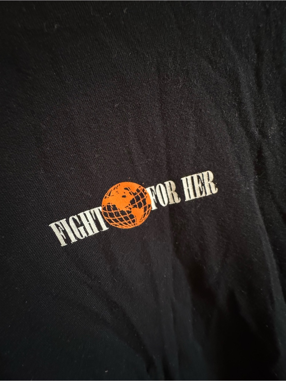 All T-shirts 3 for $30!! 🎉 
Woman’s Black Graphic Tee - "Fight For Her" - Picture 2 of 4